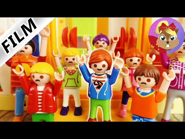 摩比游戏playmobil 小电影 小尤要换一个新学校了?阳光幼儿园的故事